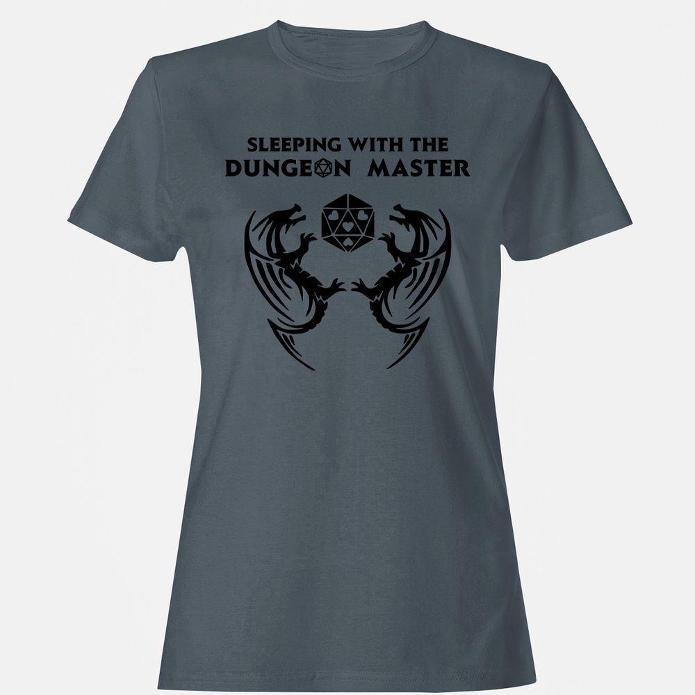 Sleeping With The DM Women's T-Shirt - Charcoal - 3