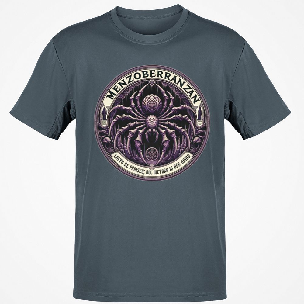 Menzoberranzan Lolth Be Praised Classic Unisex T-Shirt - Charcoal - 3