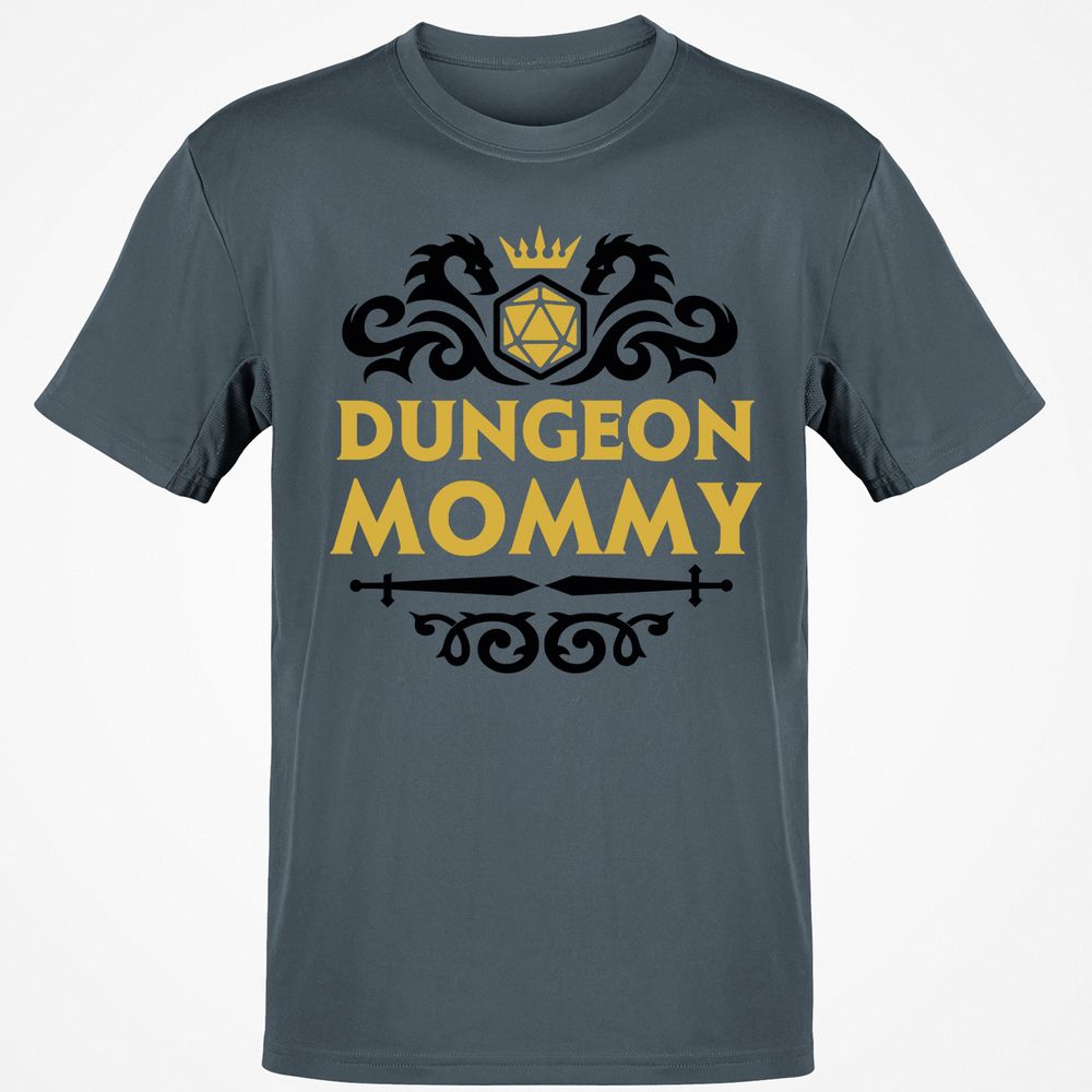 Dungeon Mommy Classic Unisex T-Shirt - Charcoal - 3