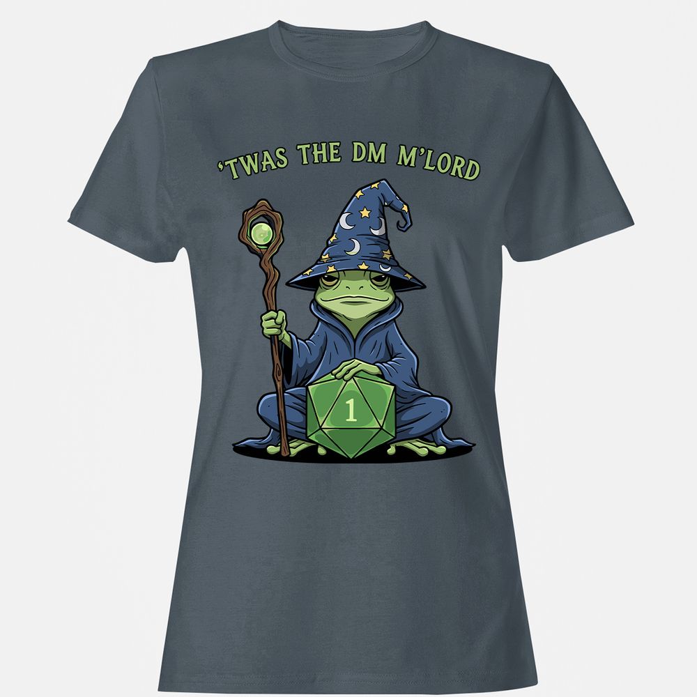 Twas the DM M’lord Women's T-Shirt - Charcoal - 3
