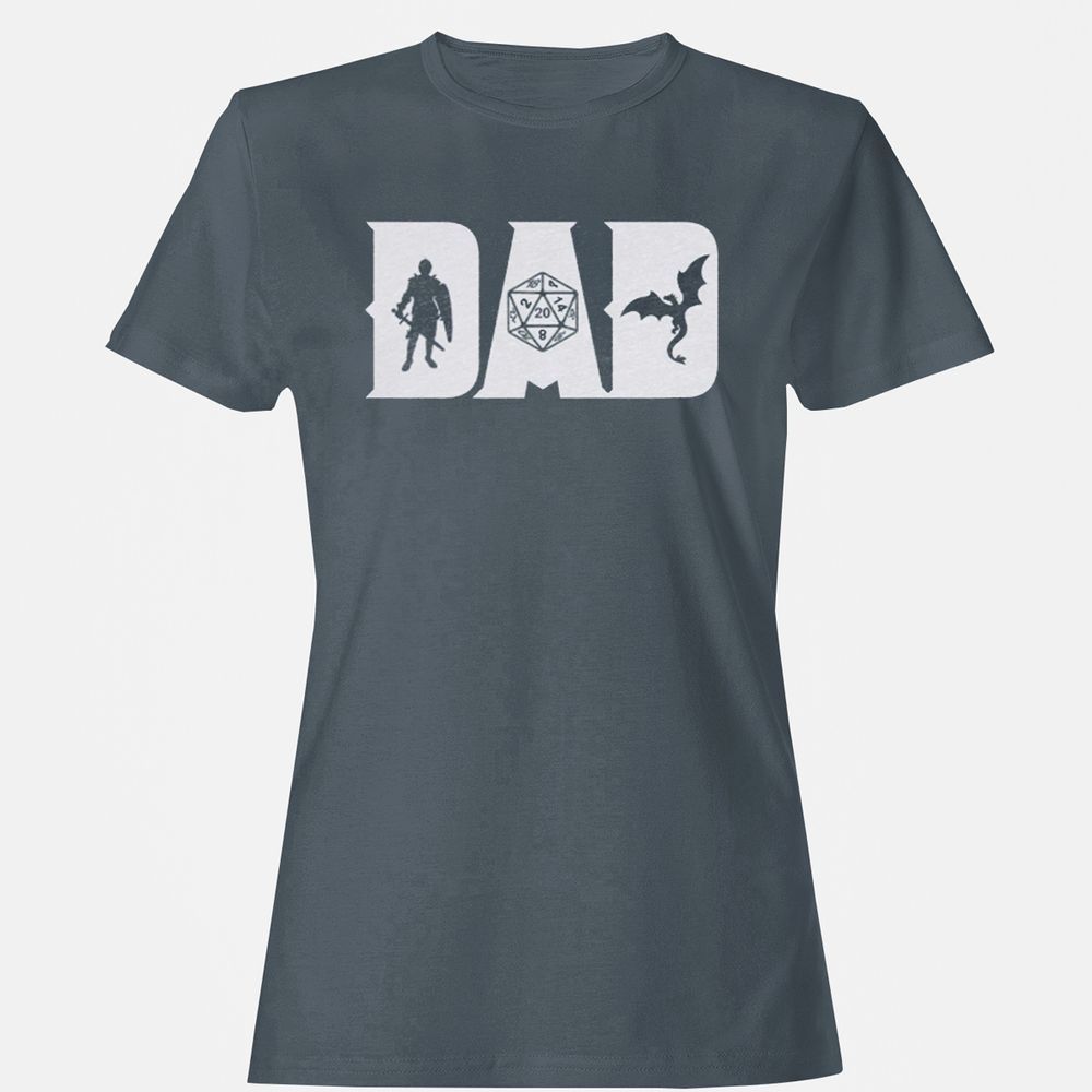 Dad Fathers Day Women's T-Shirt - Charcoal - 3