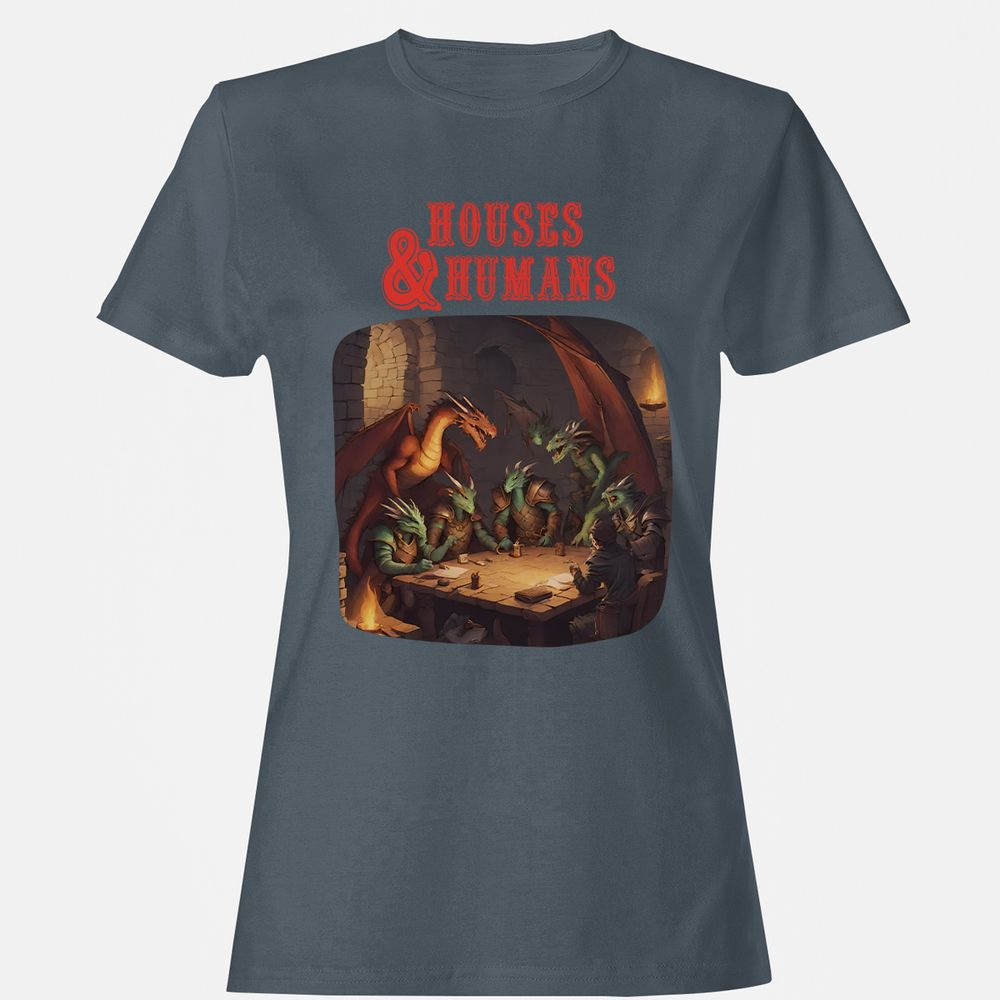 Houses And Humans Women's T-Shirt - Charcoal - 3