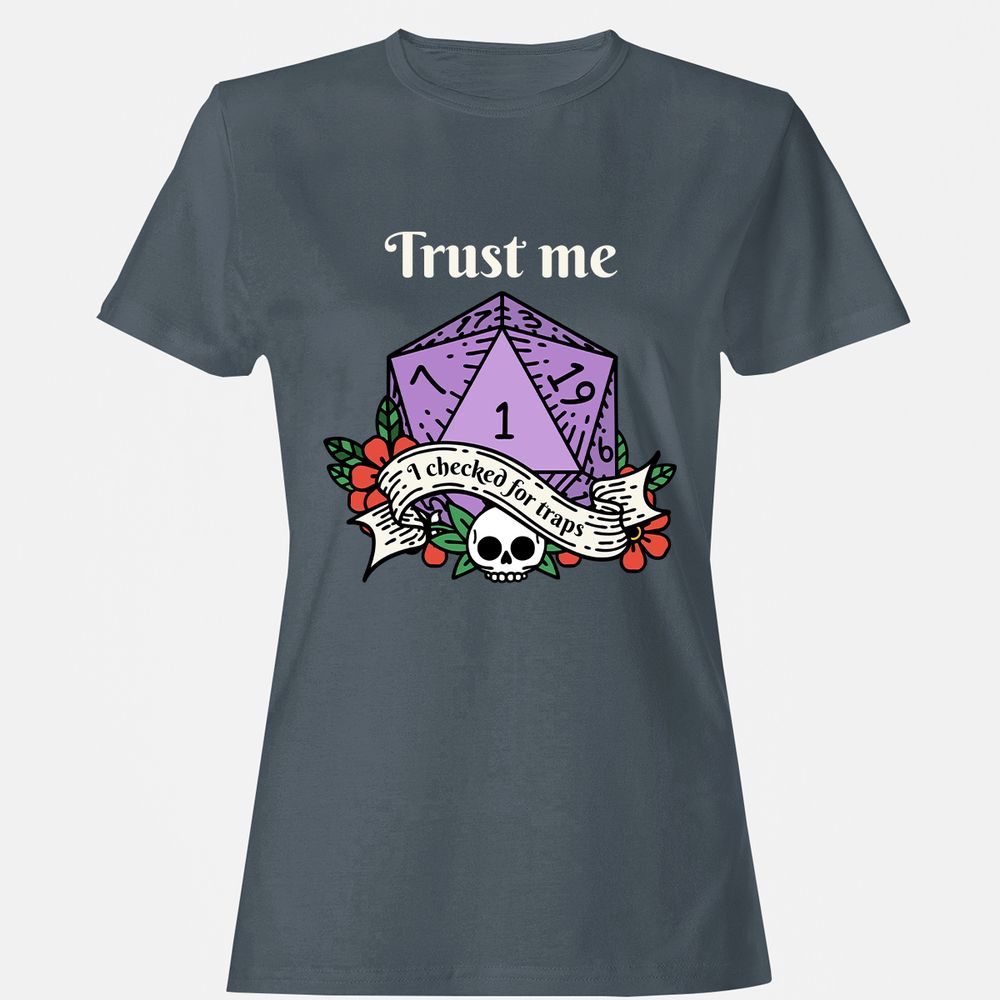 Trust Me I Checked for Traps - Charcoal - 3