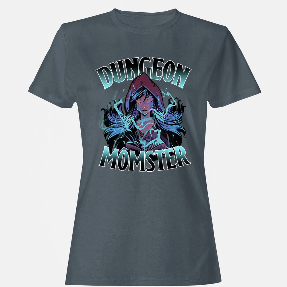Dungeon Momster Women's T-Shirt - Charcoal - 3