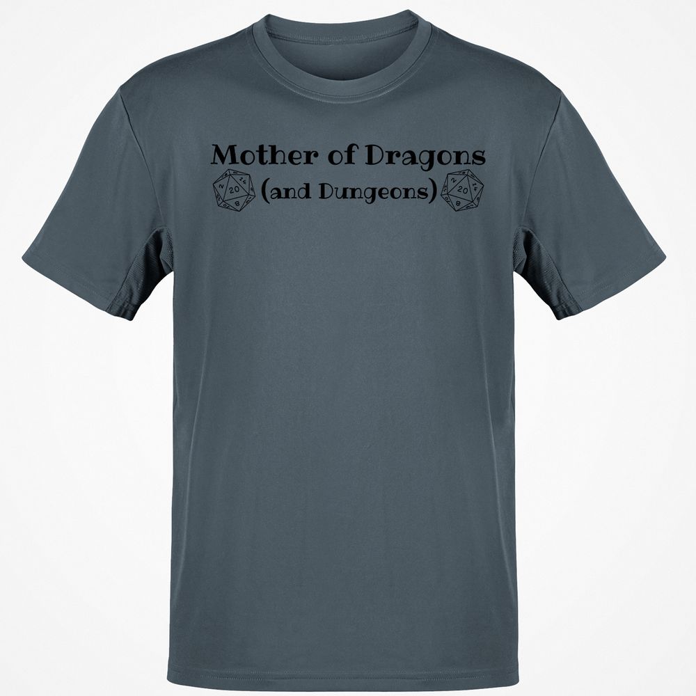 Mother Of Dragons Classic Unisex T-Shirt - Charcoal - 3