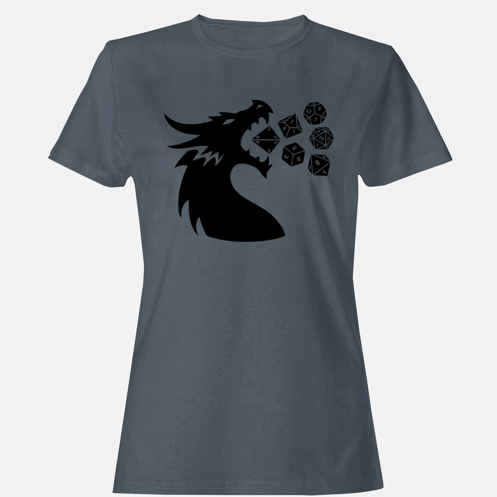 Pac And Dragon Women's T-Shirt - Charcoal - 3