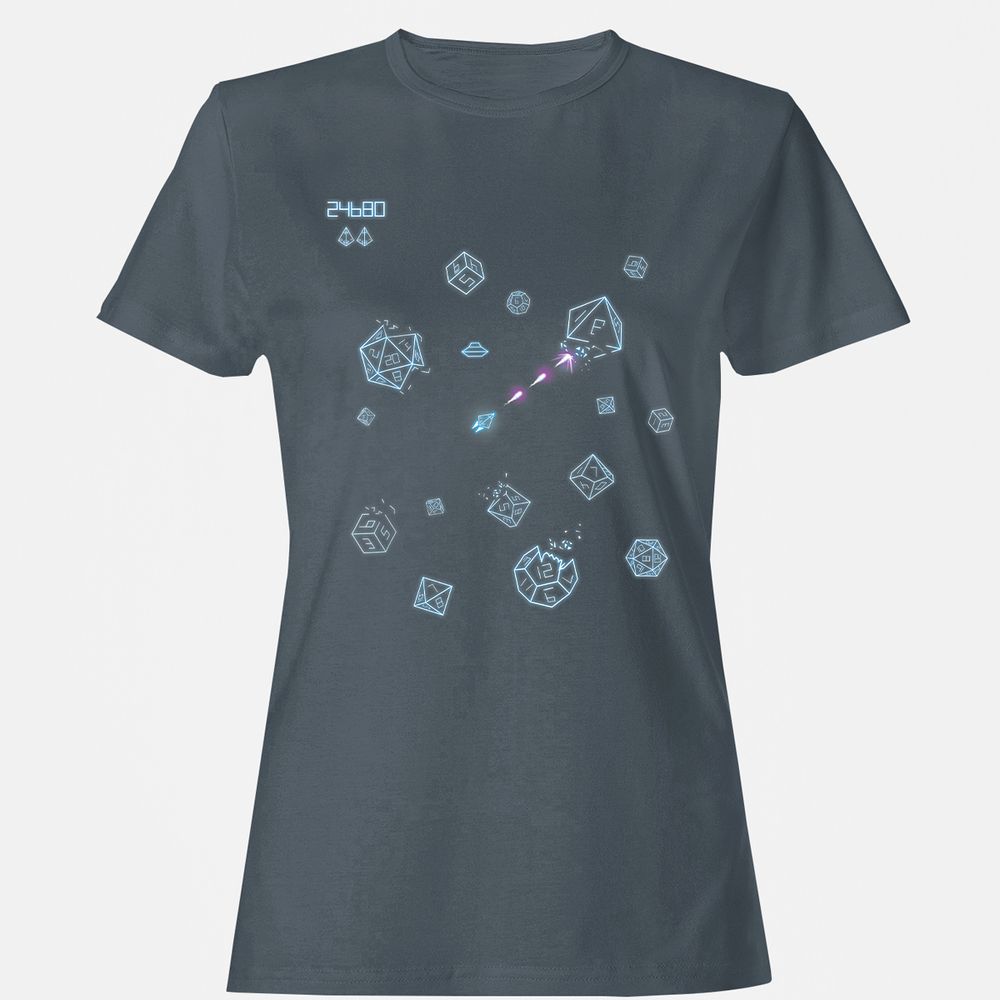 The Dices Game Women's T-Shirt - Charcoal - 3