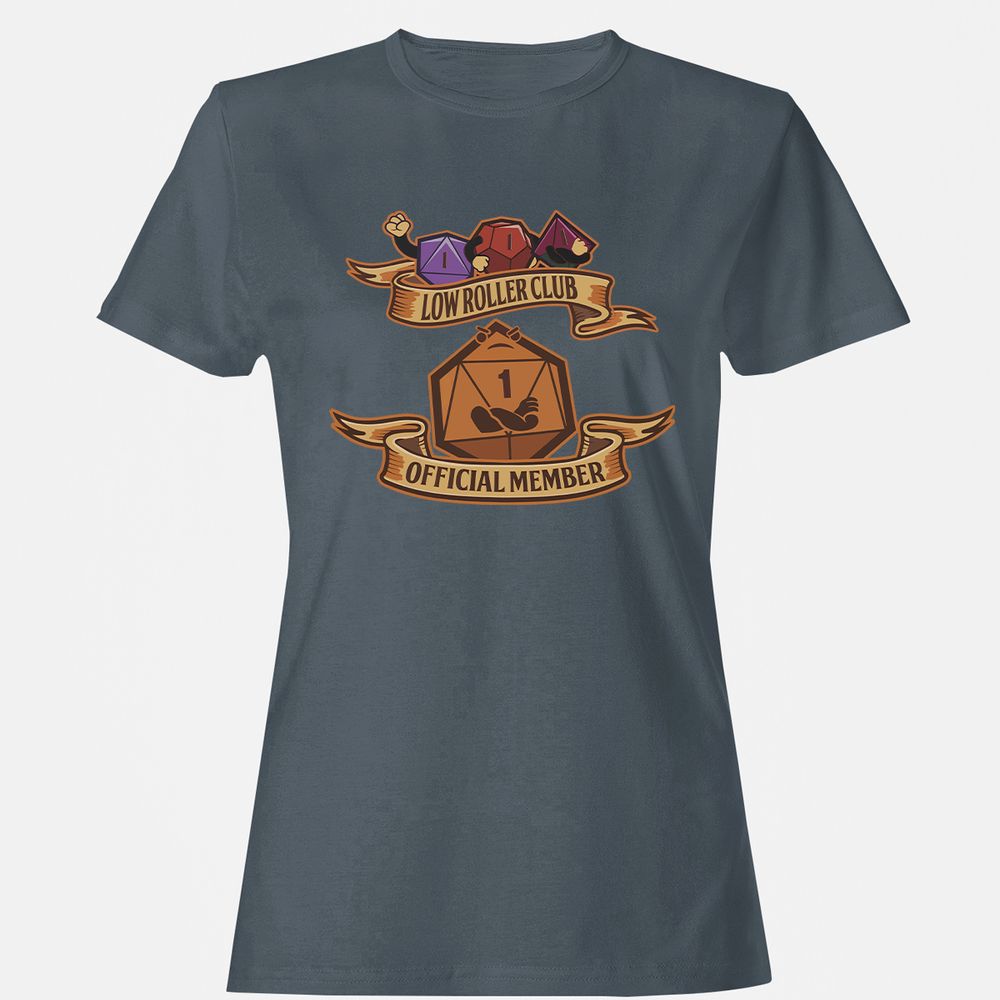 Low Roller Club Women's T-Shirt - Charcoal - 3