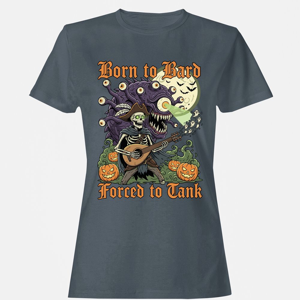 Born to Bard – Forced to Tank Women's T-Shirt - Charcoal - 3