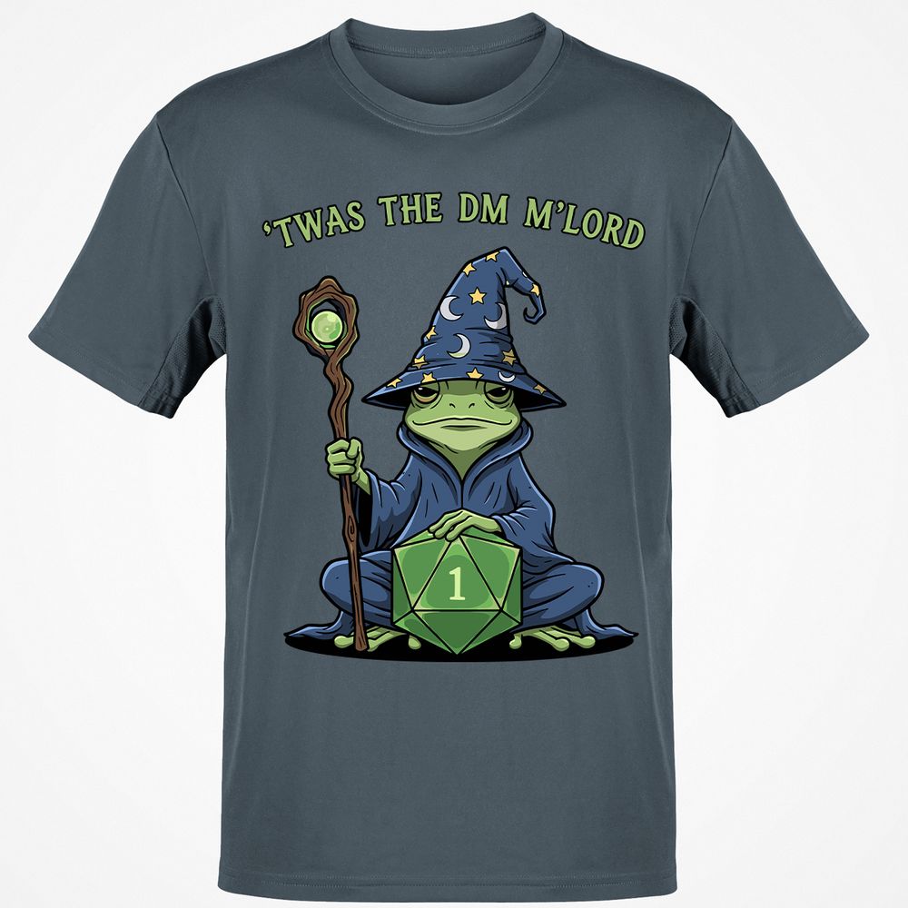 Twas the DM M’lord Classic Unisex T-Shirt - Charcoal - 3