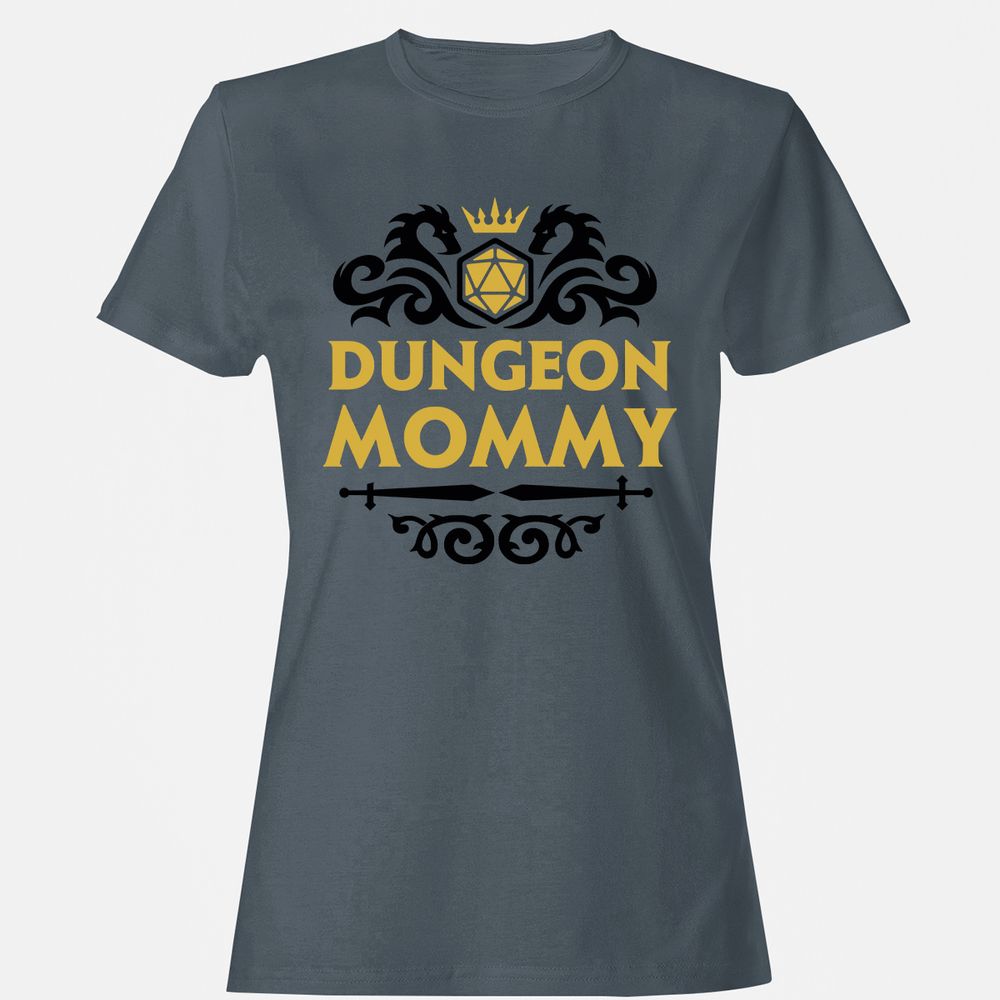 Dungeon Mommy Women's T-Shirt - Charcoal - 3