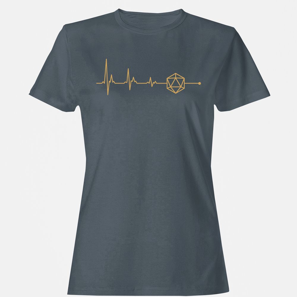 D20 Dice Is My Life Women's T-Shirt - Charcoal - 3