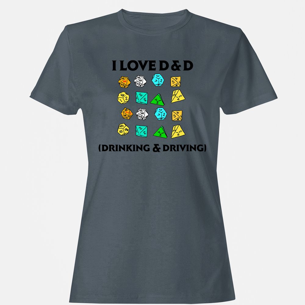 Drinking & Driving Women's T-Shirt - Charcoal - 3