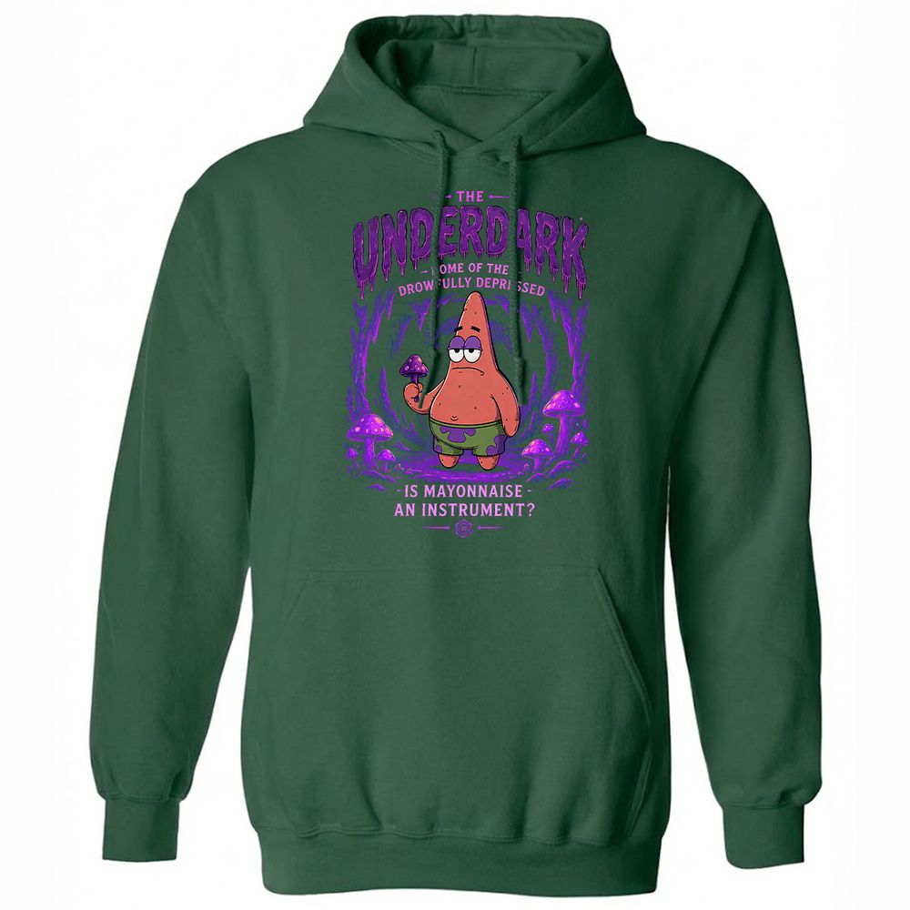 The Underdark Classic Unisex Hoodie - Forest Green - 3