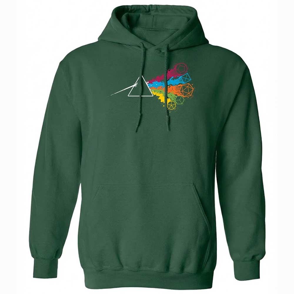 Dark Side Of The Dices Classic Unisex Hoodie - Forest Green - 3
