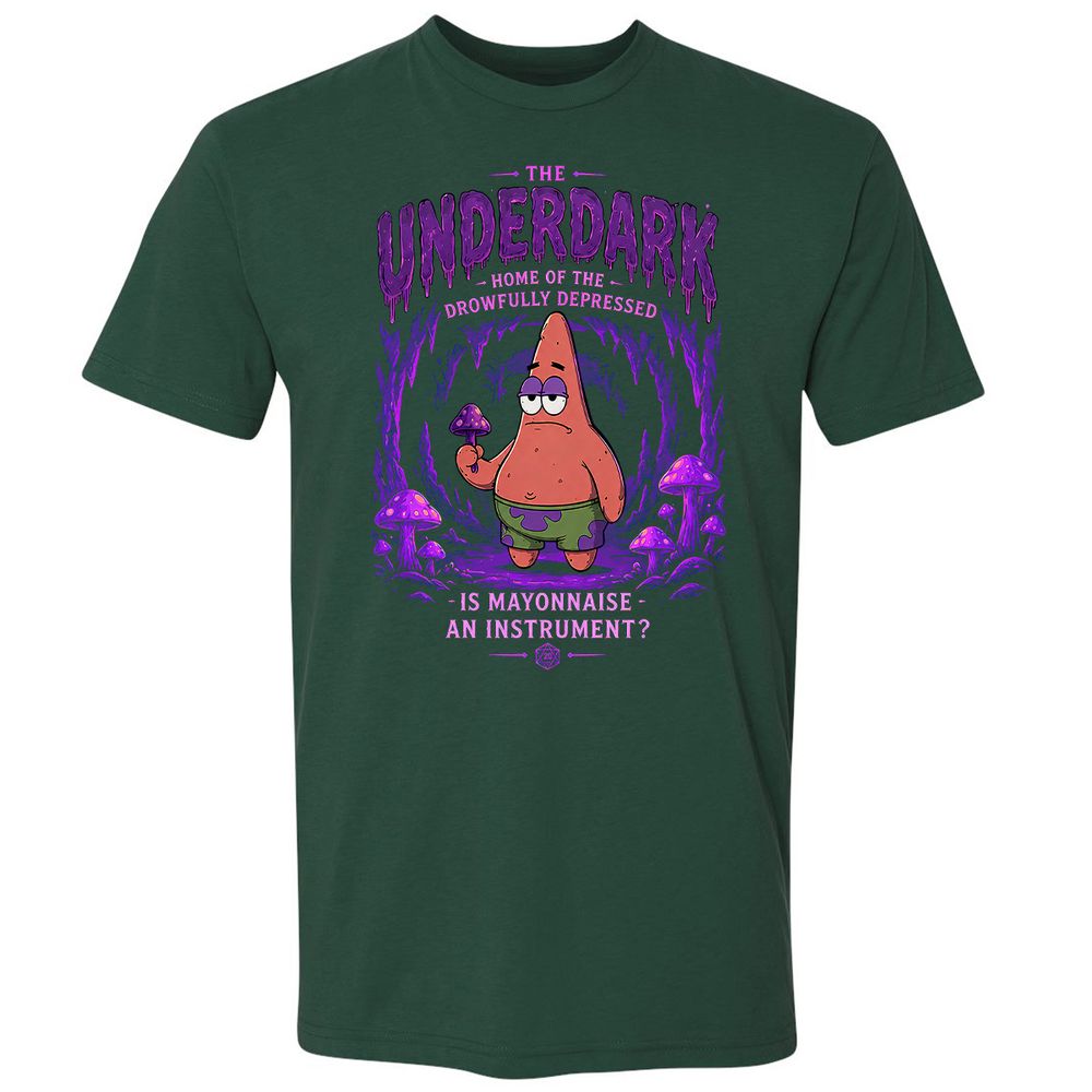 The Underdark Premium Unisex T-Shirt - Forest Green - 3