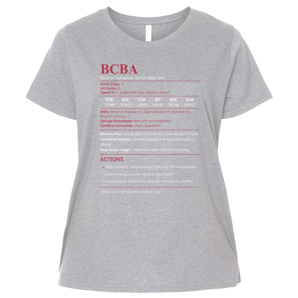BCBA Ladies Curvy Jersey - Heather - 3