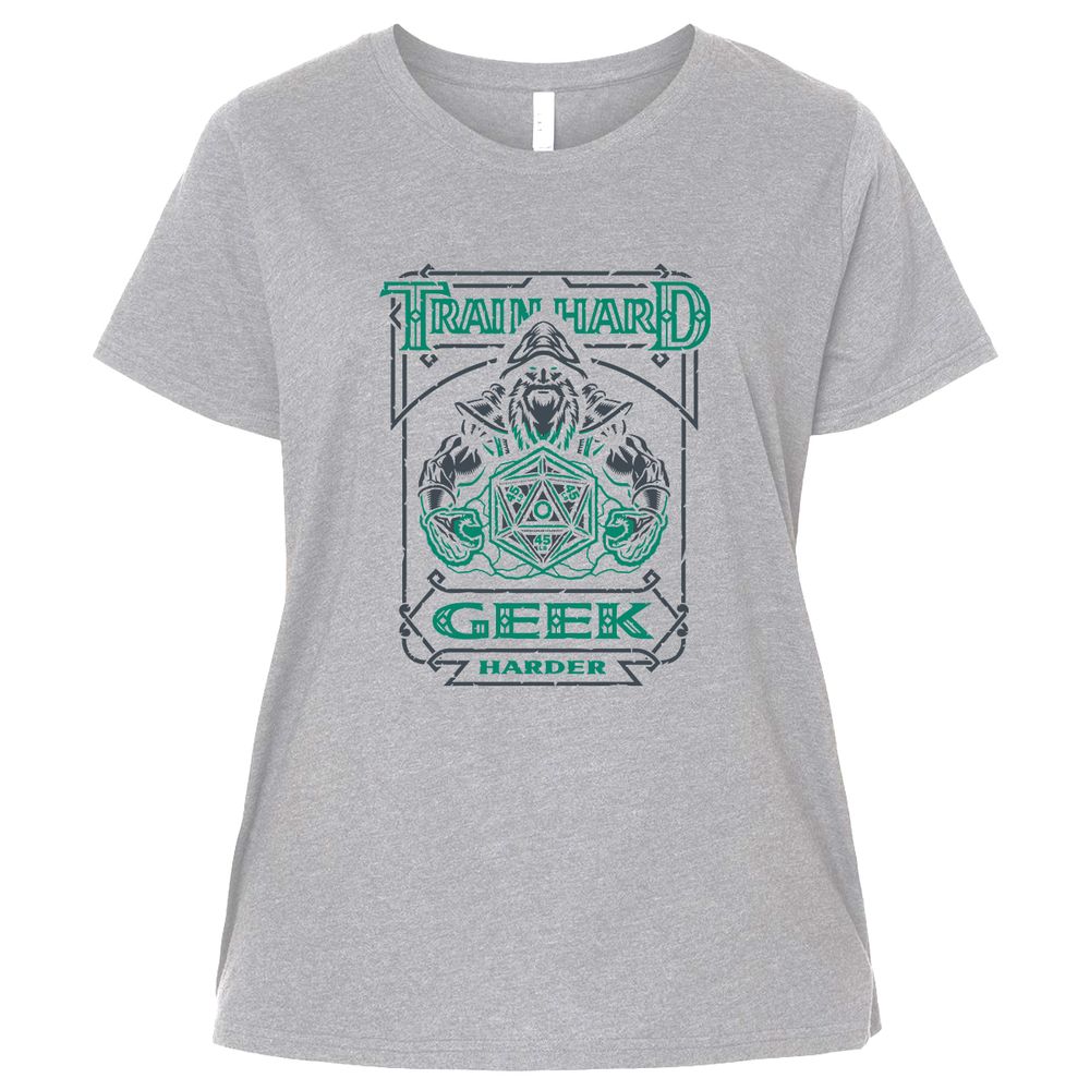 Train Hard, Geek Harder - Heather - 3