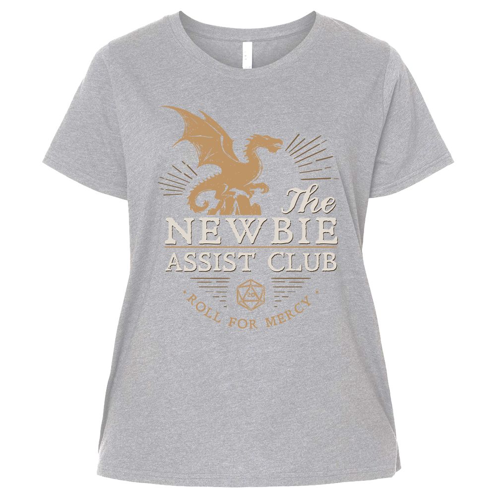 The Newbie Assist Club Ladies Curvy Jersey - Heather - 3