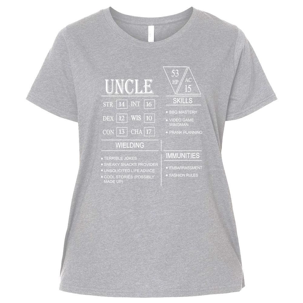 Uncle Stats Ladies Curvy Jersey - Heather - 3