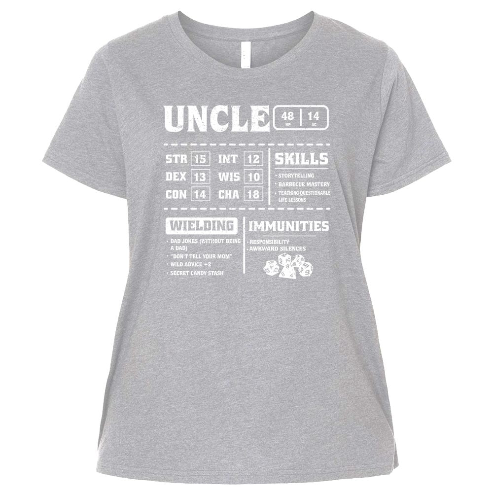 Uncle Stats Ladies Curvy Jersey - Heather - 3