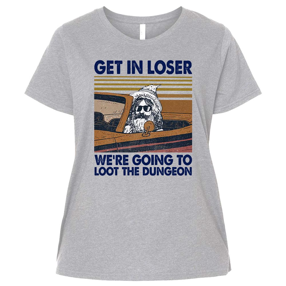We're Going To Loot The Dragon Ladies Curvy Jersey - Heather - 3