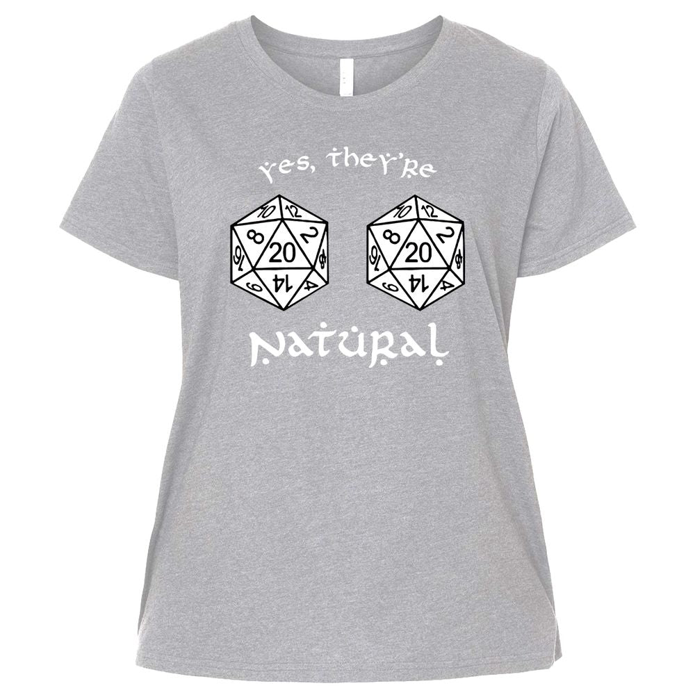 They Are Natural Ladies Curvy Jersey - Heather - 3