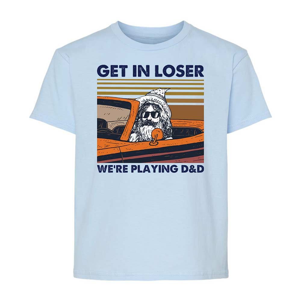 Get in Loser Kids T-Shirt - Light Blue - 3