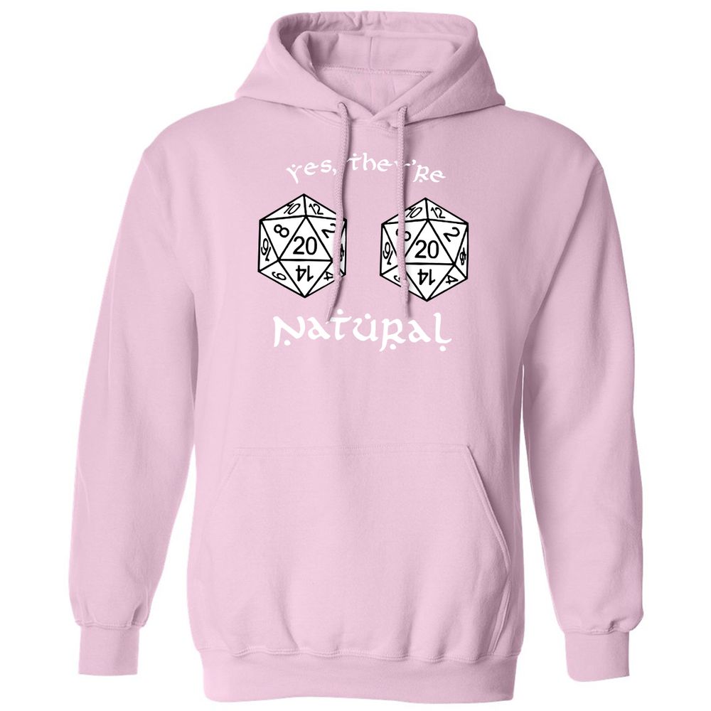 They Are Natural Classic Unisex Hoodie - Light Pink - 3