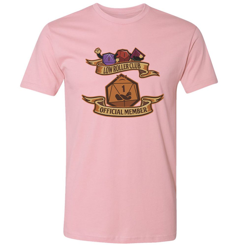Low Roller Club Premium Unisex T-Shirt - Light Pink - 3