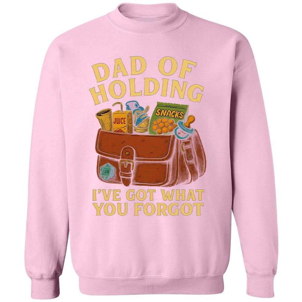 Dad Of Holding Classic Unisex Sweatshirt - Light Pink - 3