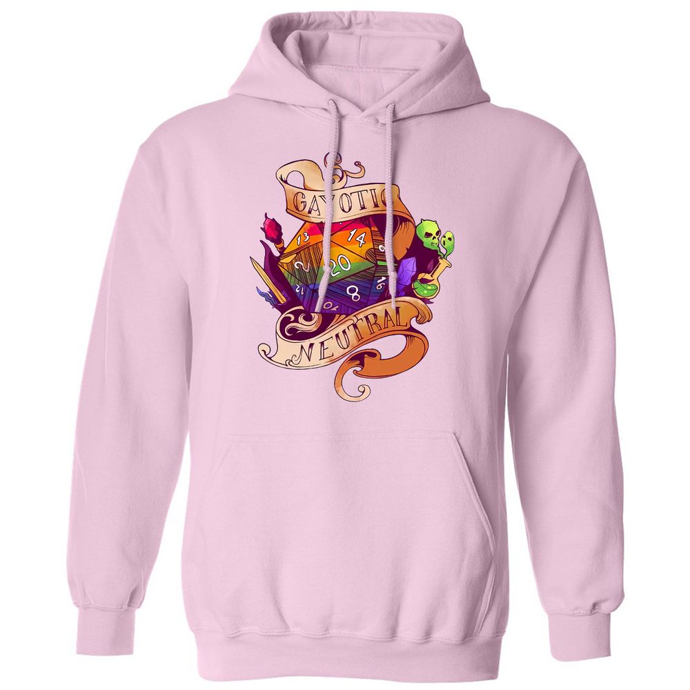 Gayotic Neutral Classic Unisex Hoodie - Light Pink - 3