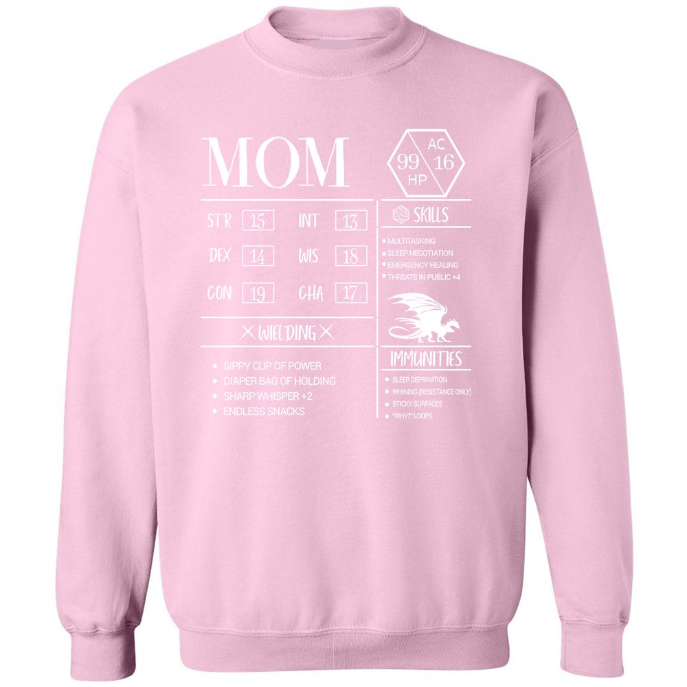 Mom New Classic Unisex Sweatshirt - Light Pink - 3