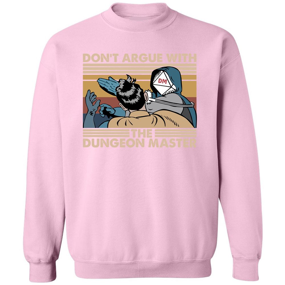 Don't Argue With The DM Classic Unisex Sweatshirt - Light Pink - 3