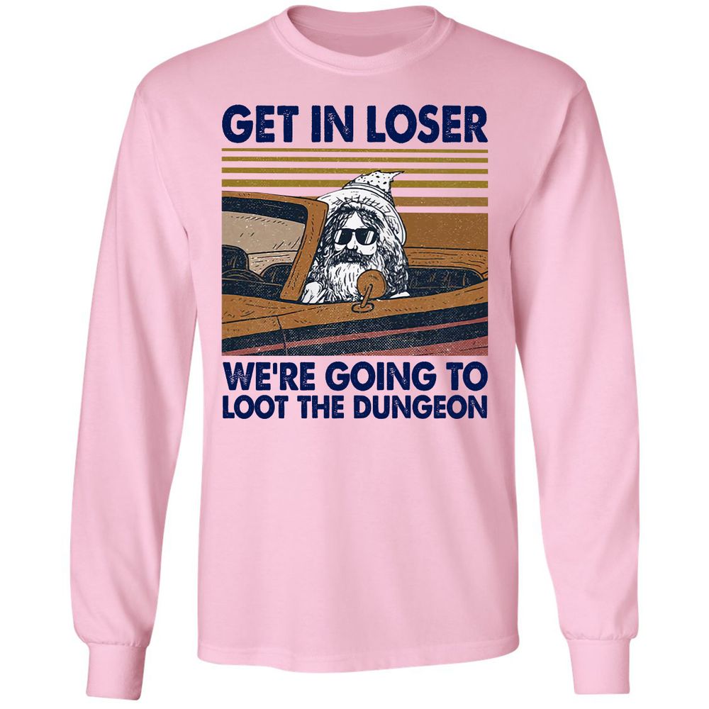We're Going To Loot The Dragon Long Sleeve T-Shirt - Light Pink - 3