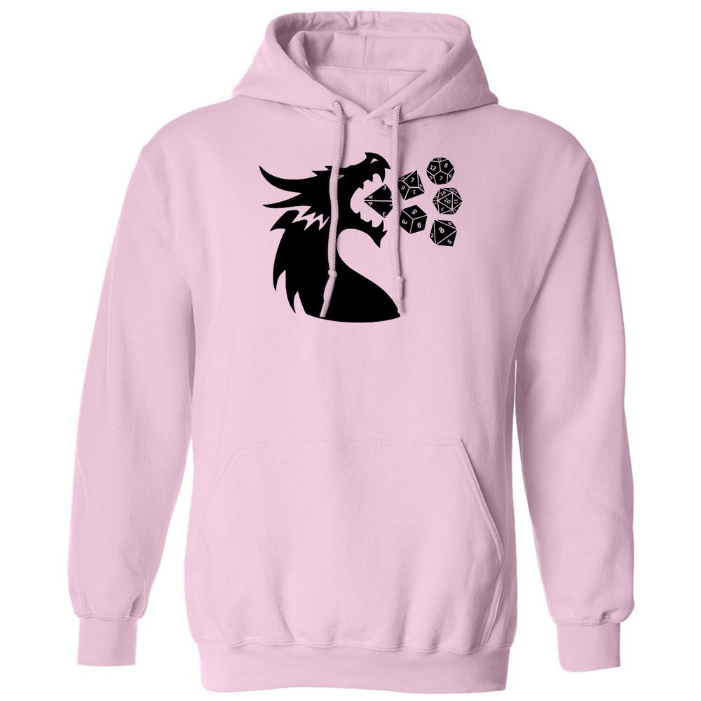 Pac And Dragon Classic Unisex Hoodie - Light Pink - 3