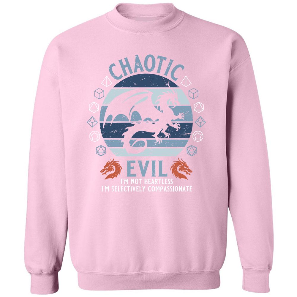 Chaotic Evil 2 Classic Unisex Sweatshirt - Light Pink - 3