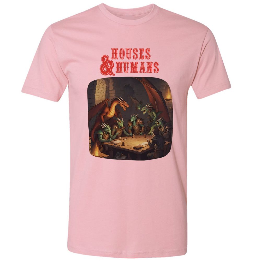 Houses And Humans Premium Unisex T-Shirt - Light Pink - 3