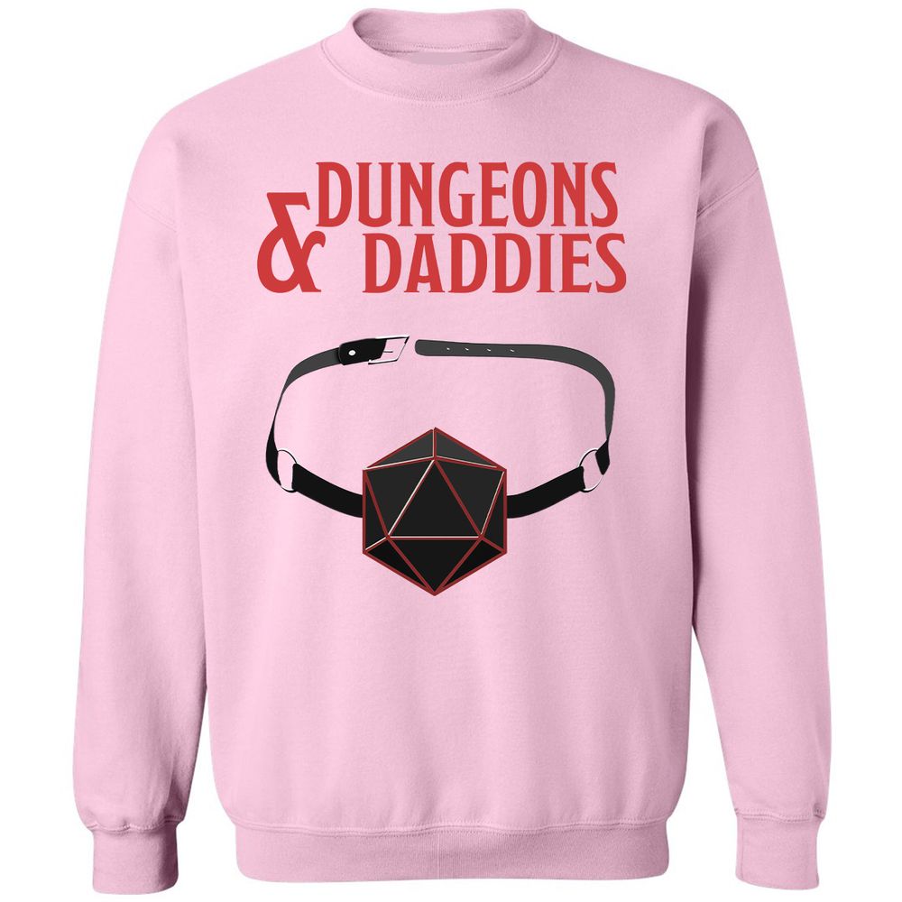 Dungeons And Daddies Classic Unisex Sweatshirt - Light Pink - 3