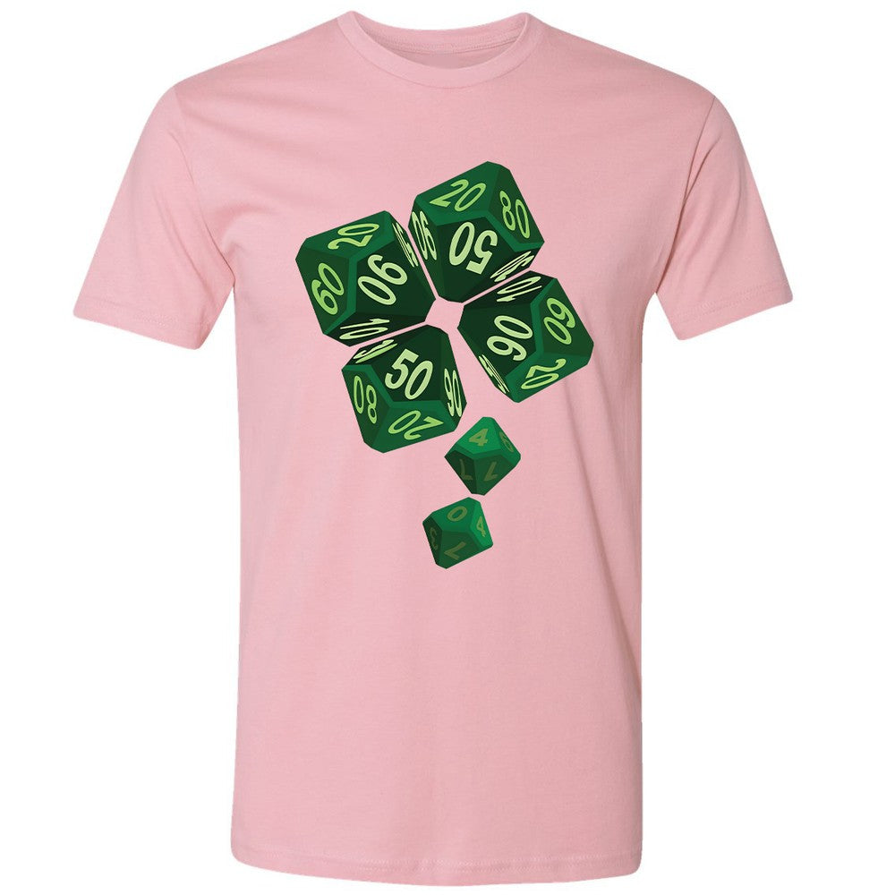 Dice Clover Premium Unisex T-Shirt - Light Pink - 3