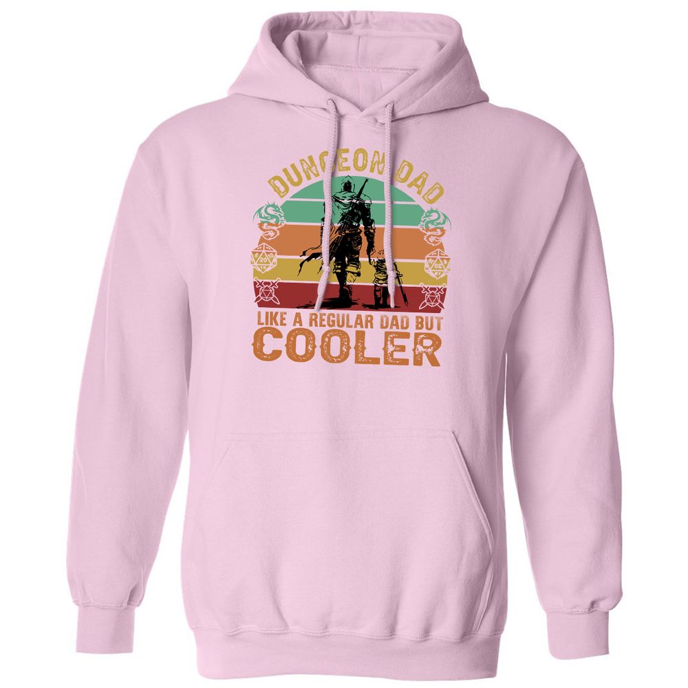 Dungeon Dad Like A Regular Dad Classic Unisex Hoodie - Light Pink - 3