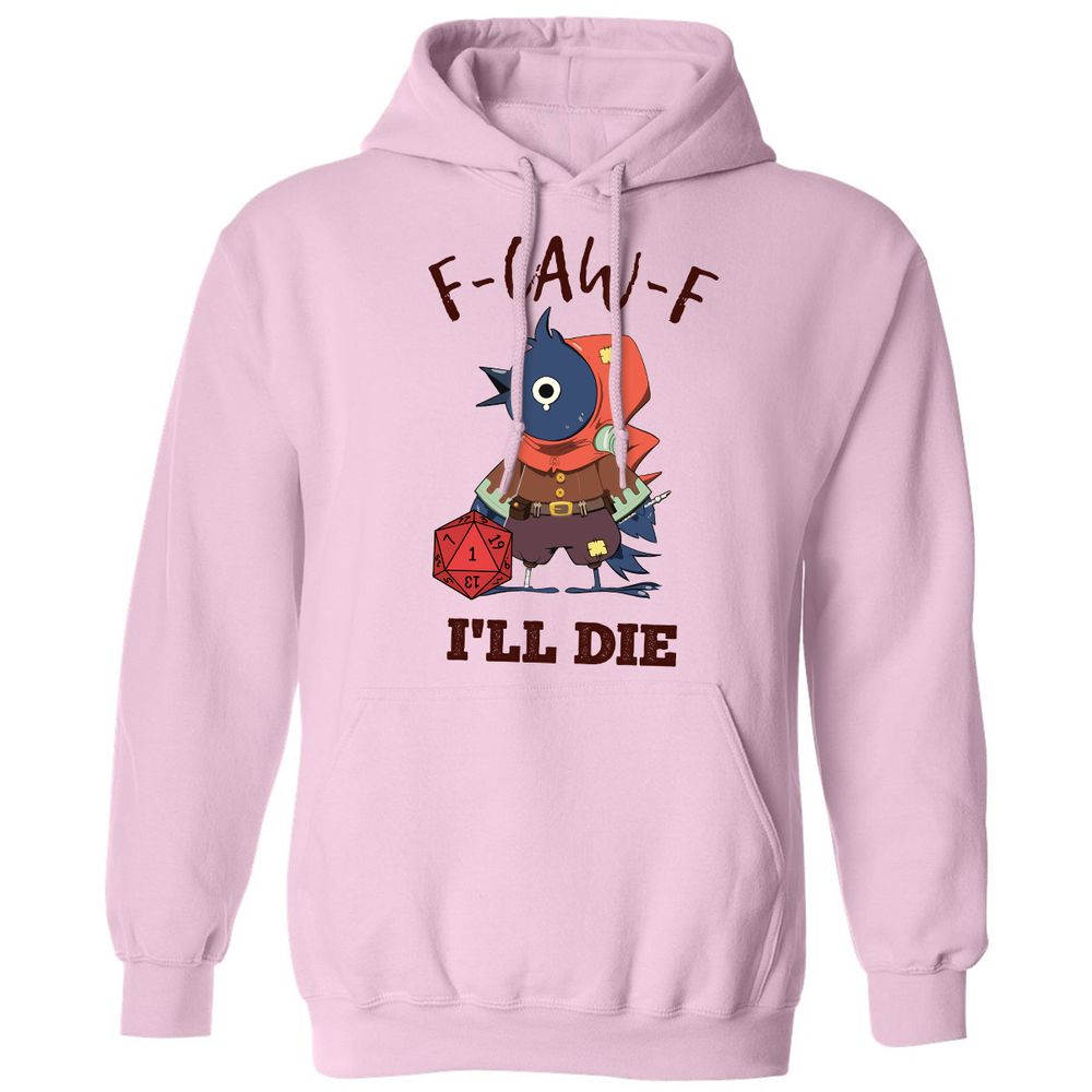 Classic Unisex Hoodie - White - Light Pink - 3