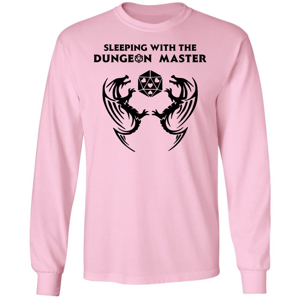 Sleeping With The DM Long Sleeve T-Shirt - Light Pink - 3