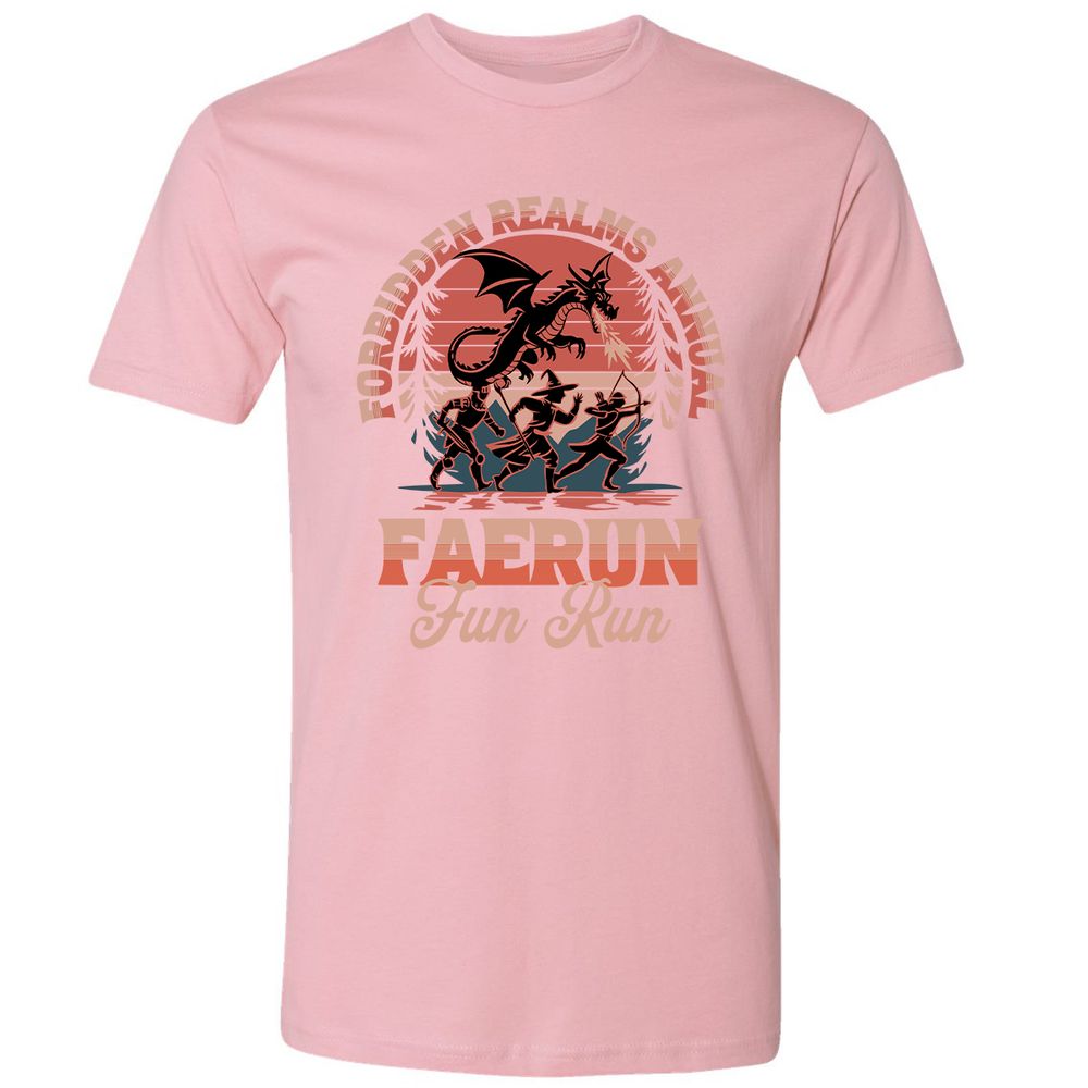 Faerun Fun Run Premium Unisex T-Shirt - Light Pink - 3