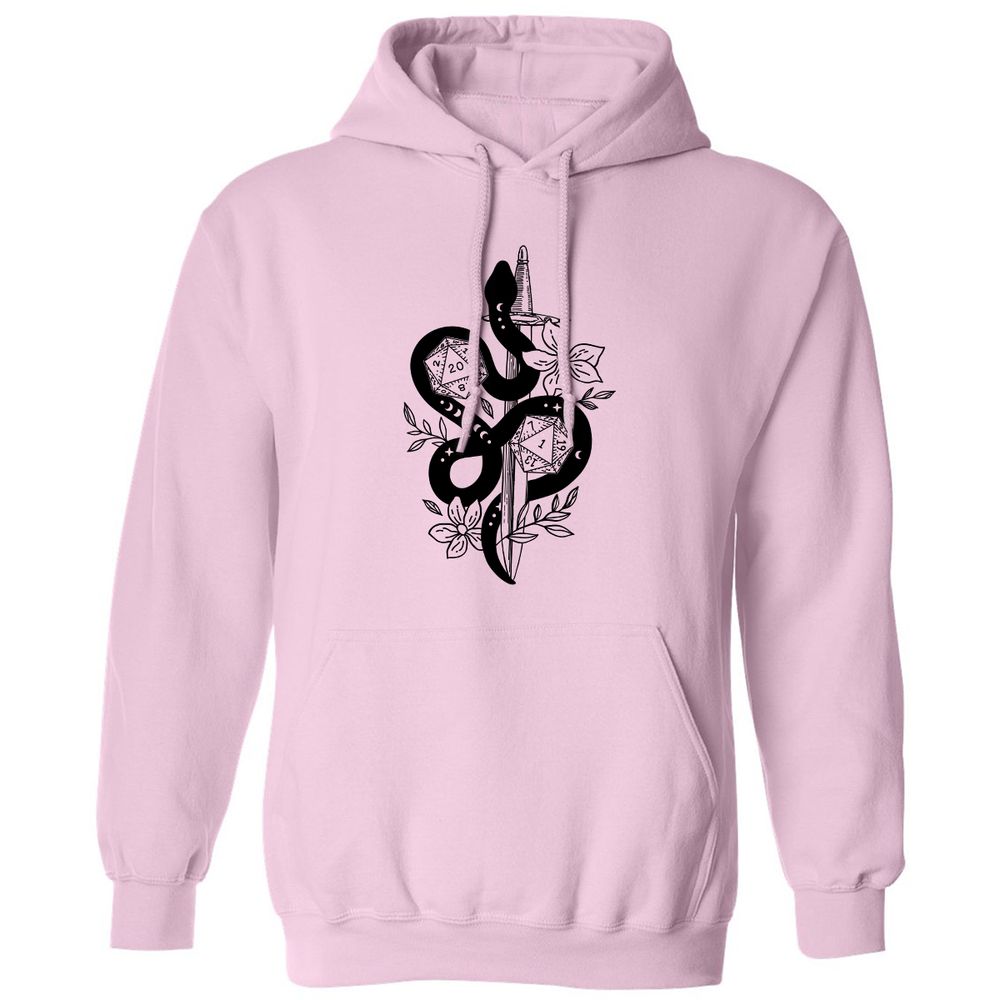 D20 Snake and Sword - Light Pink - 3