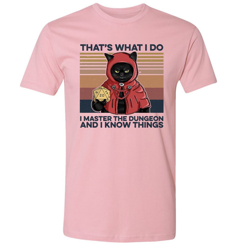 I Master The Dungeons Premium Unisex T-Shirt - Light Pink - 3