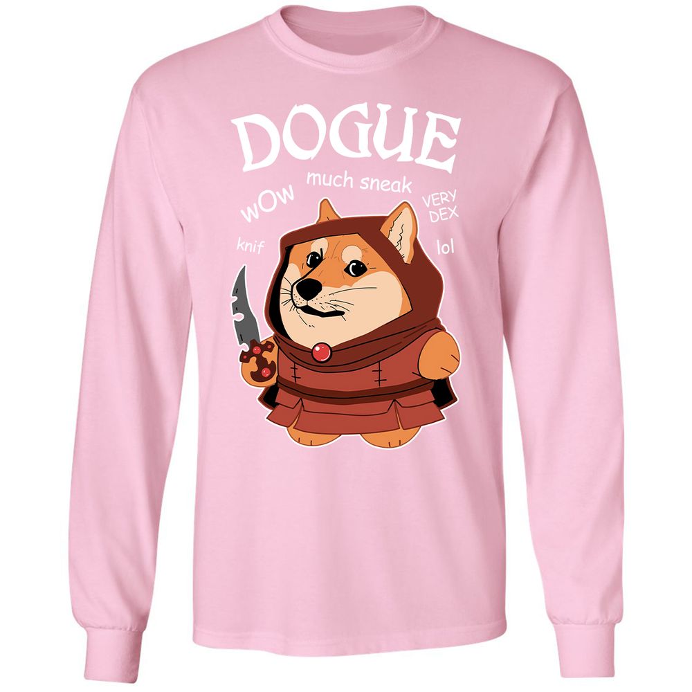 Dogue Class Long Sleeve T-Shirt - Light Pink - 3