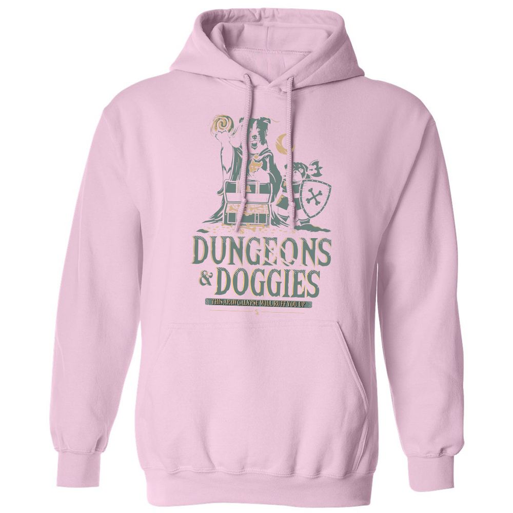 Dungeons & Doggies Classic Unisex Hoodie - Light Pink - 3