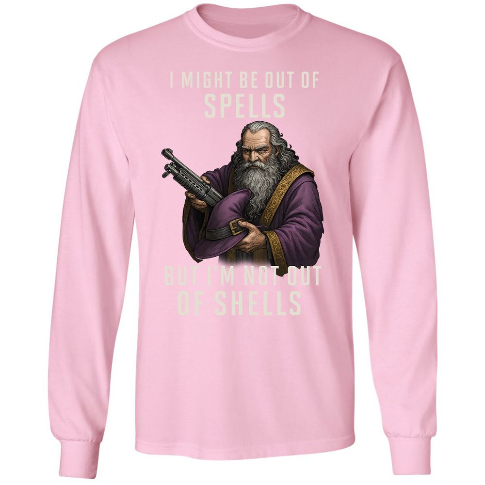 Not Out Of Shells Long Sleeve T-Shirt - Light Pink - 3