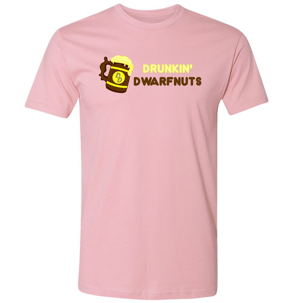 Drunkin' Dwartnuts Premium Unisex T-Shirt - Light Pink - 3